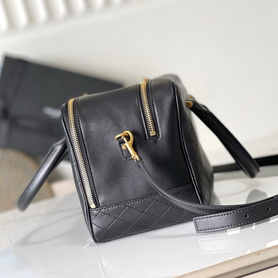 YSL LYIA DUFFLE IN QUILTED LAMBSKIN