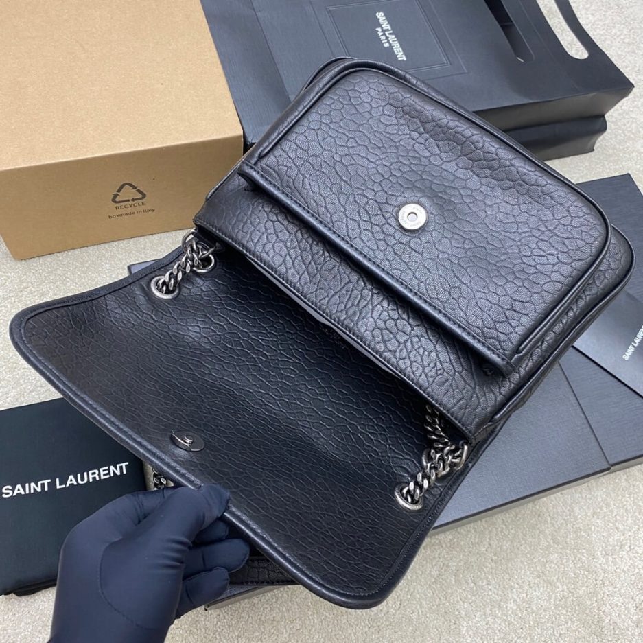 YSL NIKI MEDIUM IN GRAINED LAMBSKIN